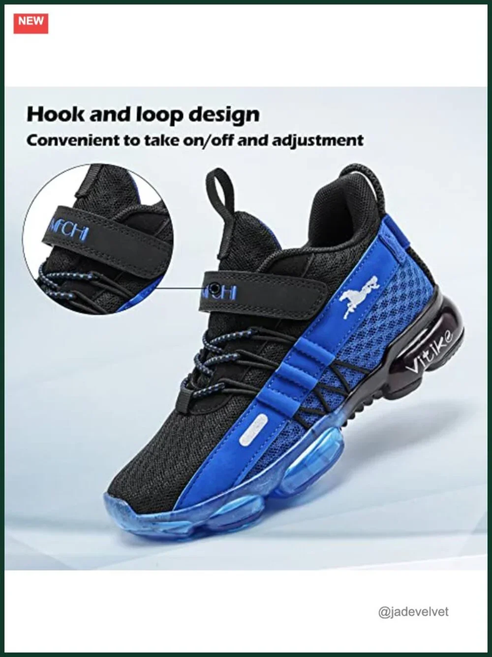 Kids Mesh Lightweight Running Tennis Sneakers - Breathable Cushion Non-Slip